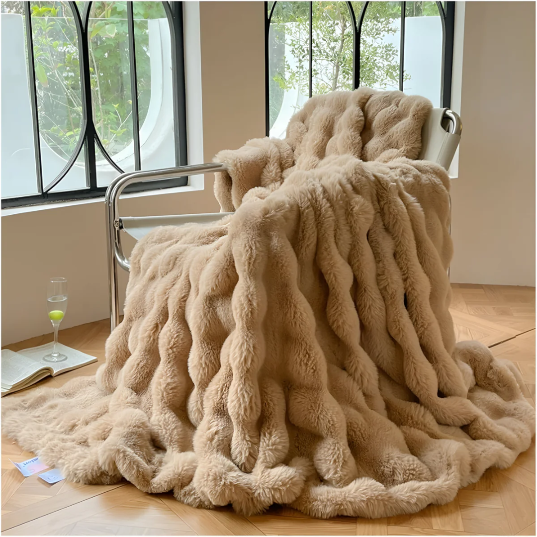 Kuschelige Fleecedecke mit Zeitlosem Design
