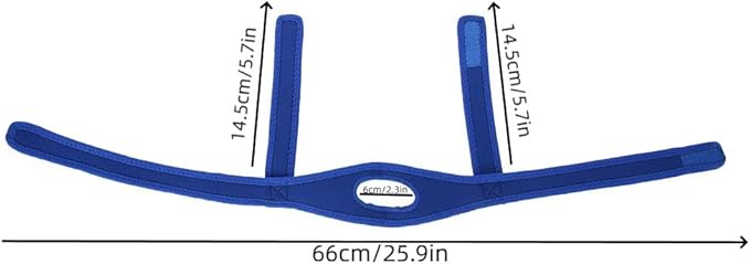 Verstellbares Anti-Schnarch-Kinnband aus Neopren 54–68 cm