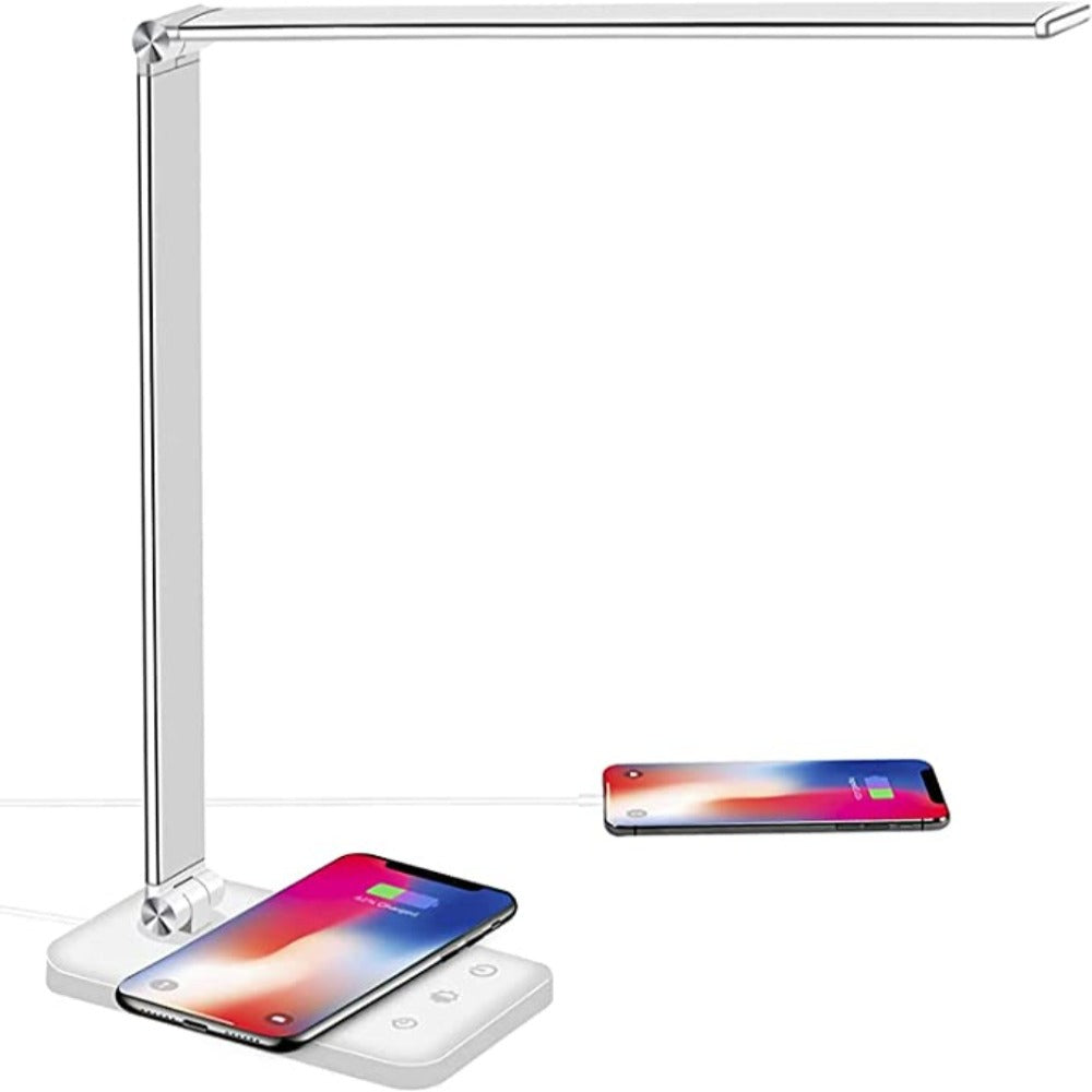 Dimmbare LED-Schreibtischlampe mit USB-Ladeanschluss
