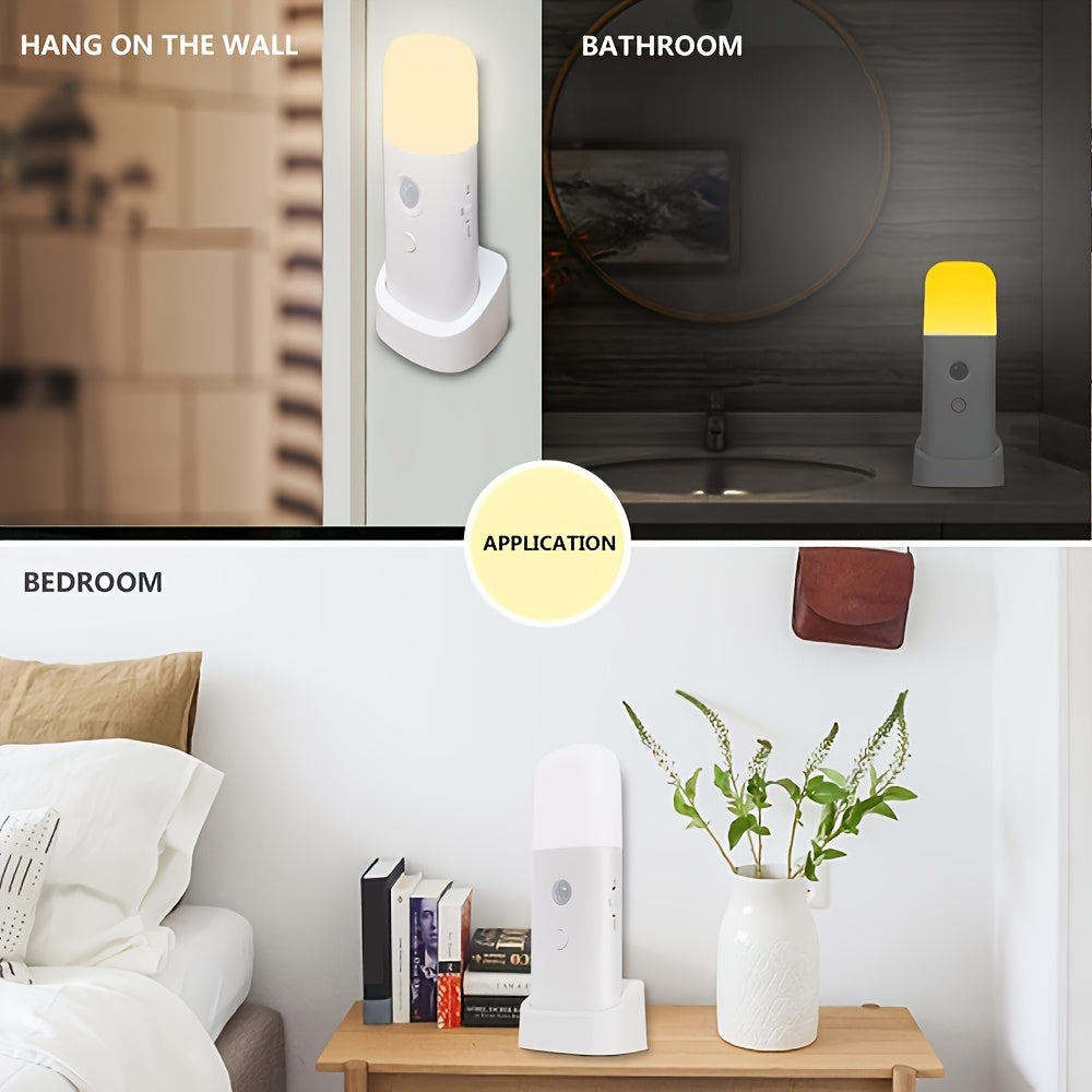 LED-Nachtlicht mit Bewegungssensor und USB-Akku