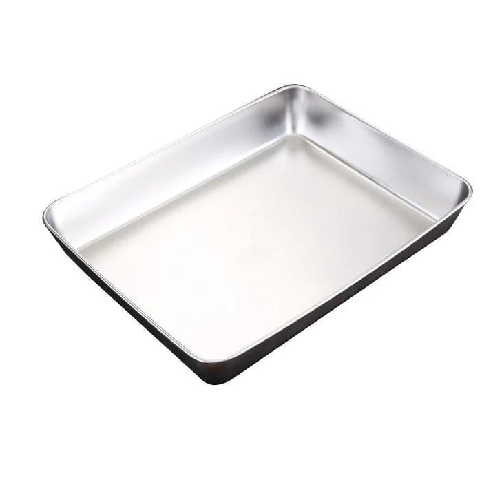 Edelstahl-Grilltray mit gleichmäßiger Hitzeverteilung