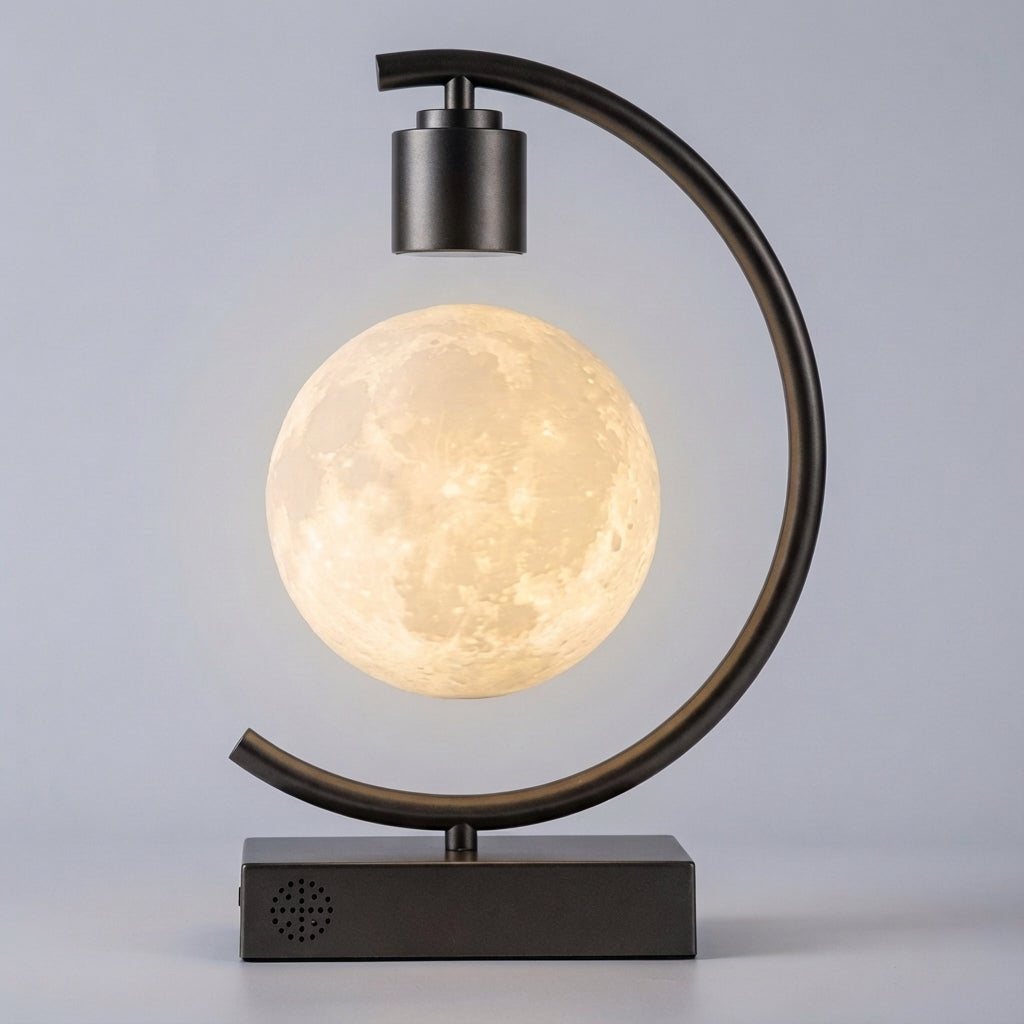 Schwebende Mondlampe mit magnetischer Levitation