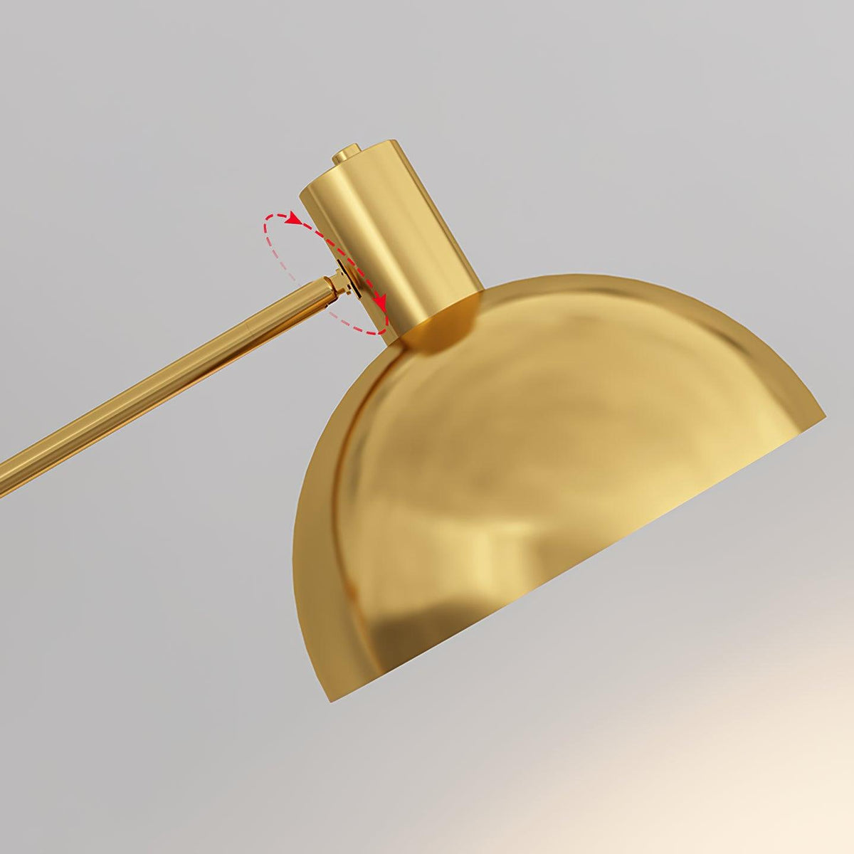 Moderne Stehleuchte mit Verstellbarem Schwenkarm