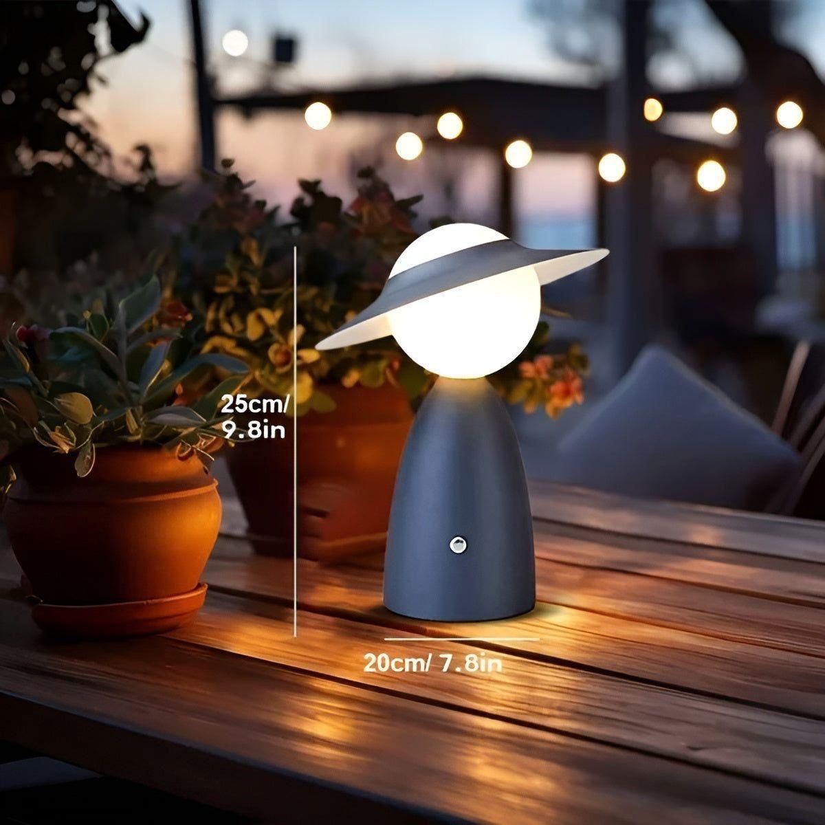 Drahtlose LED-Tischlampe mit Touch-Bedienung