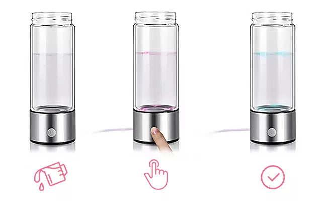 Tragbare Wasserstoff-Wasserflasche mit Schnellgenerator