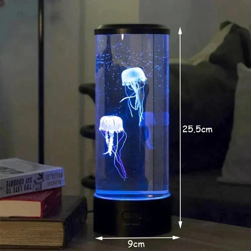 LED-Qualle-Tischlampe mit Farbwechsel