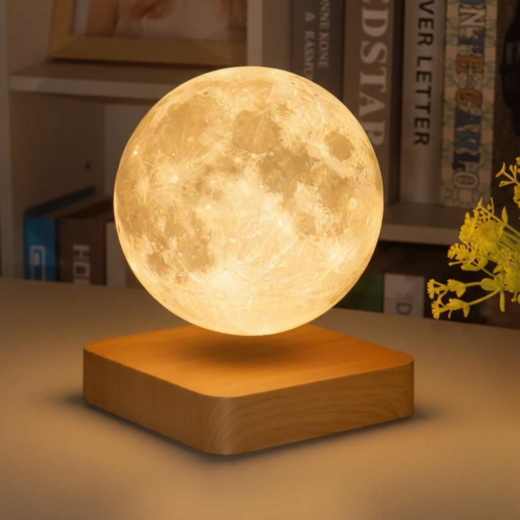 Schwebende Mondlampe LED mit Dimmfunktion
