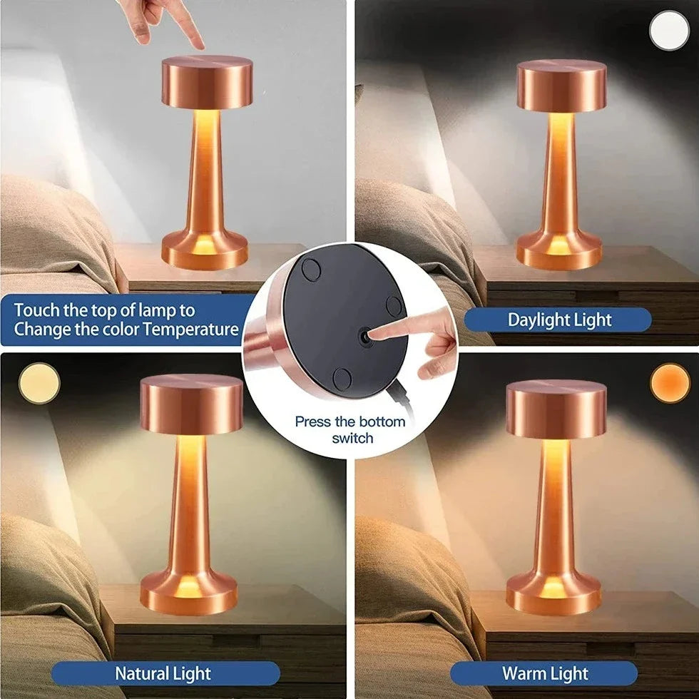Dimmbare LED-Tischleuchte mit Touch-Bedienung