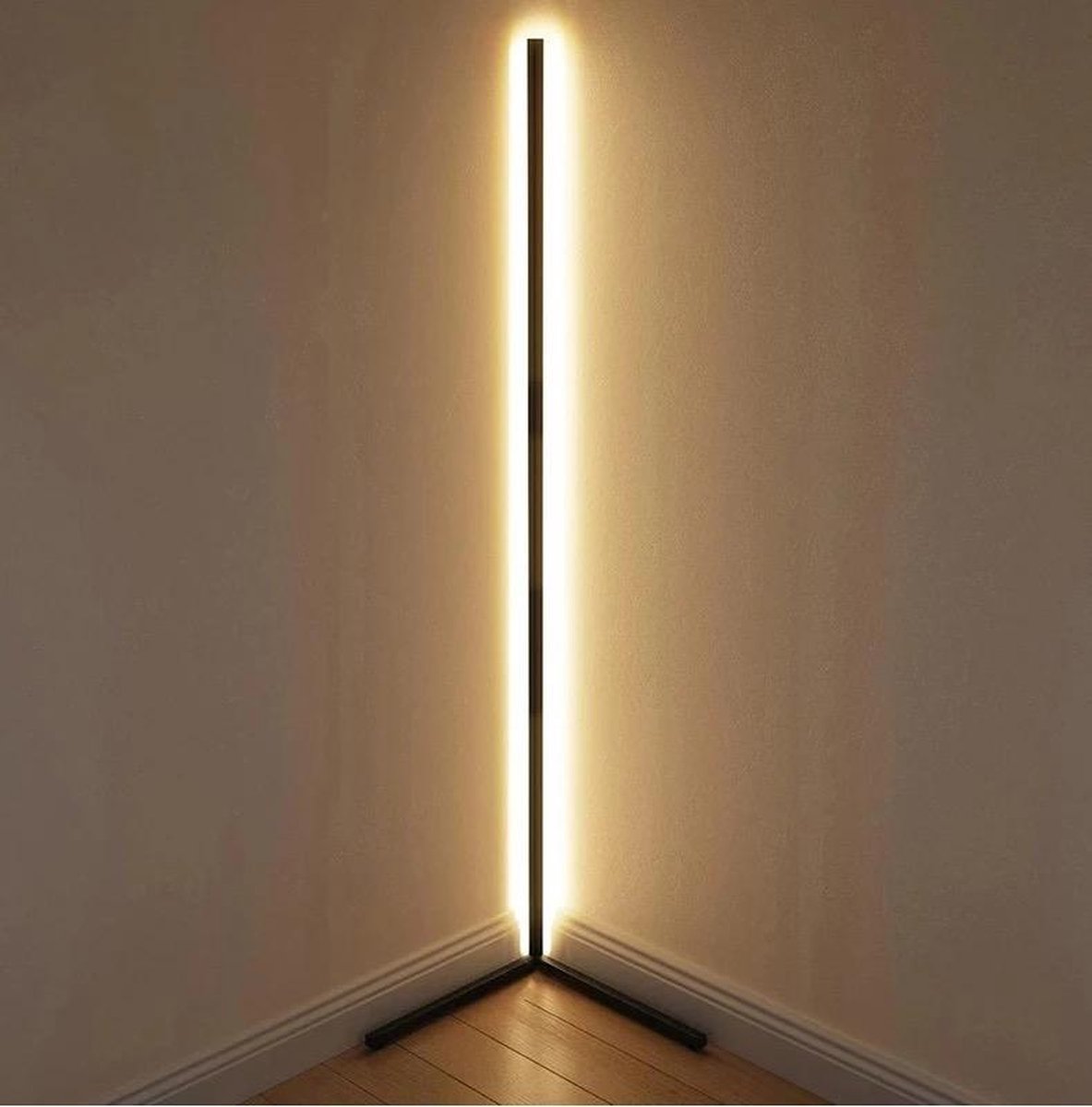 Dimmbare LED-Stehleuchte 142 cm mit Fernbedienung