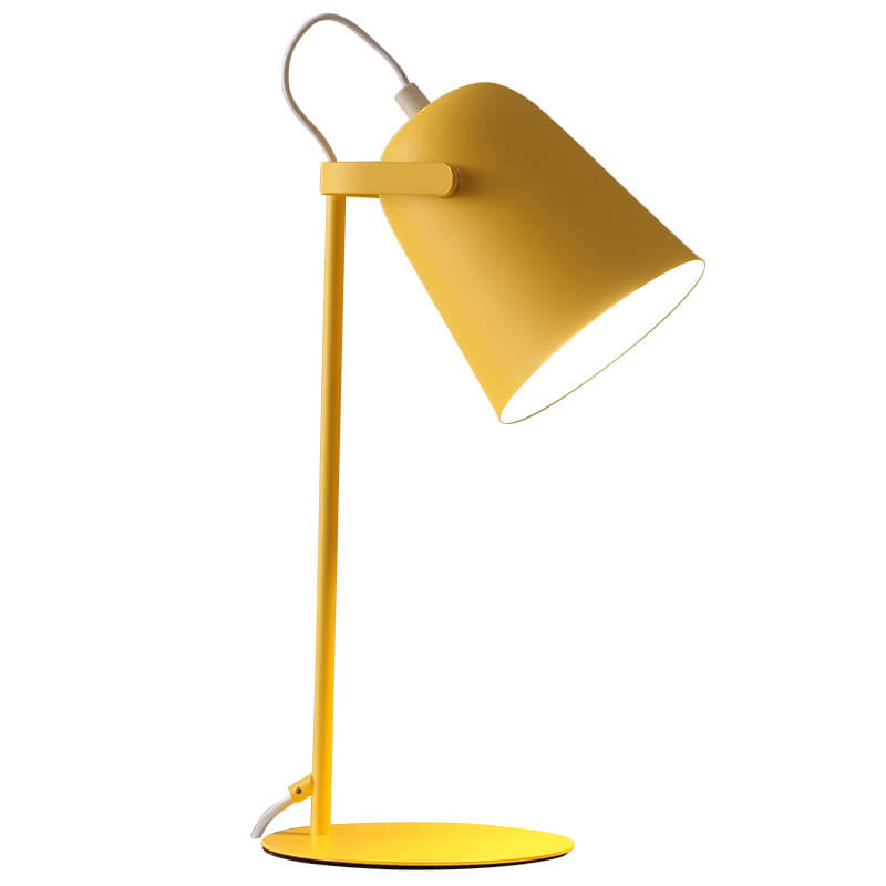 Skandinavische Nachttischlampe aus Eisen mit E27 Fassung
