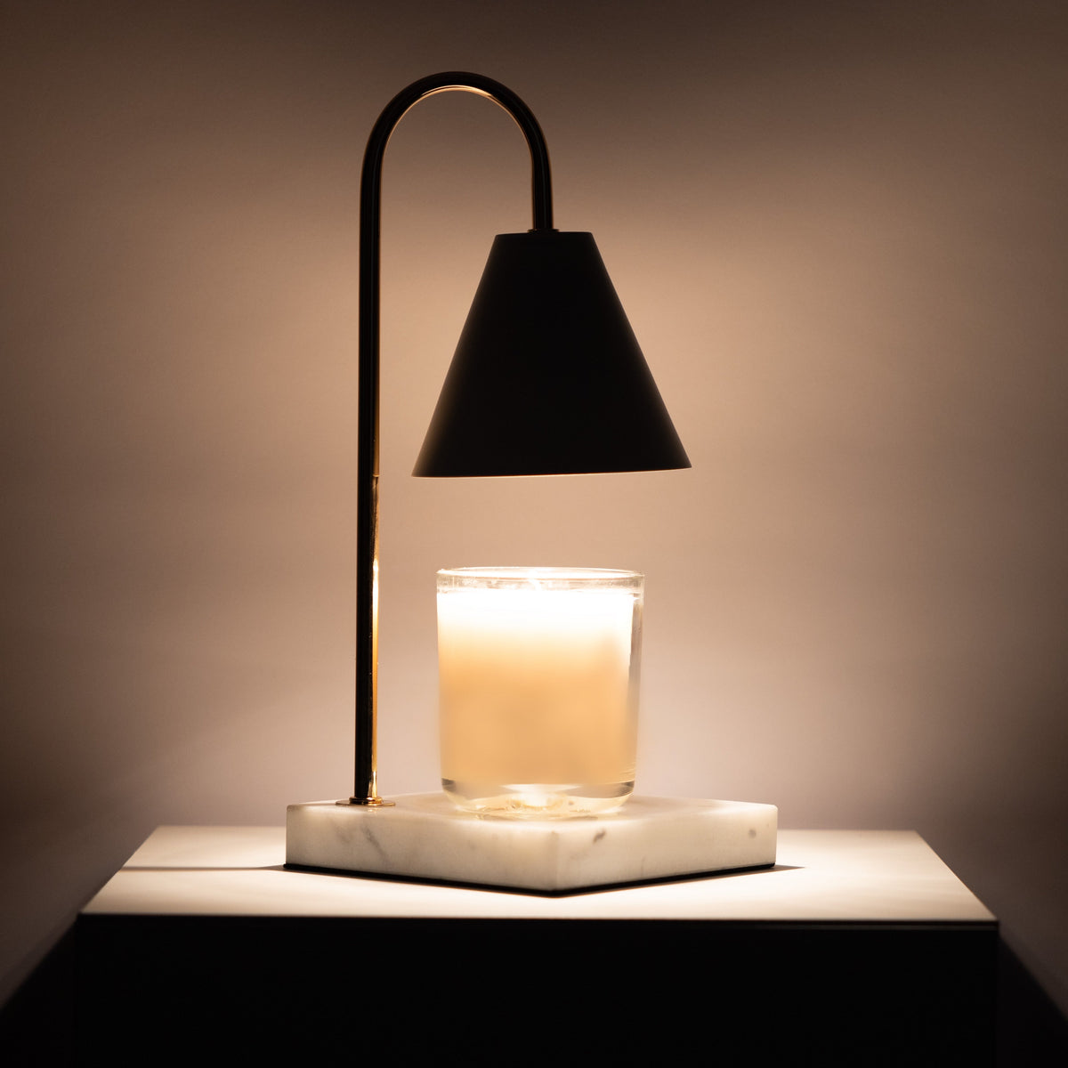 Elektrische Kerzenwärmer Lampe mit Marmorfuß