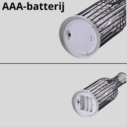 Drahtlose LED-Tischleuchte aus Stahl mit Batteriebetrieb