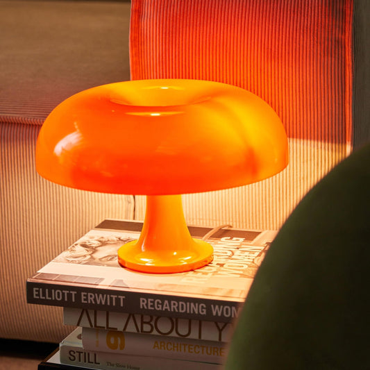 Dimmbare Retro-Pilzlampe mit Warmweißem LED-Licht