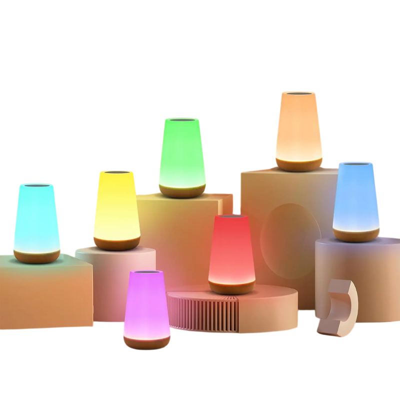Dimmbare RGB-Tischlampe mit praktischer Fernbedienung