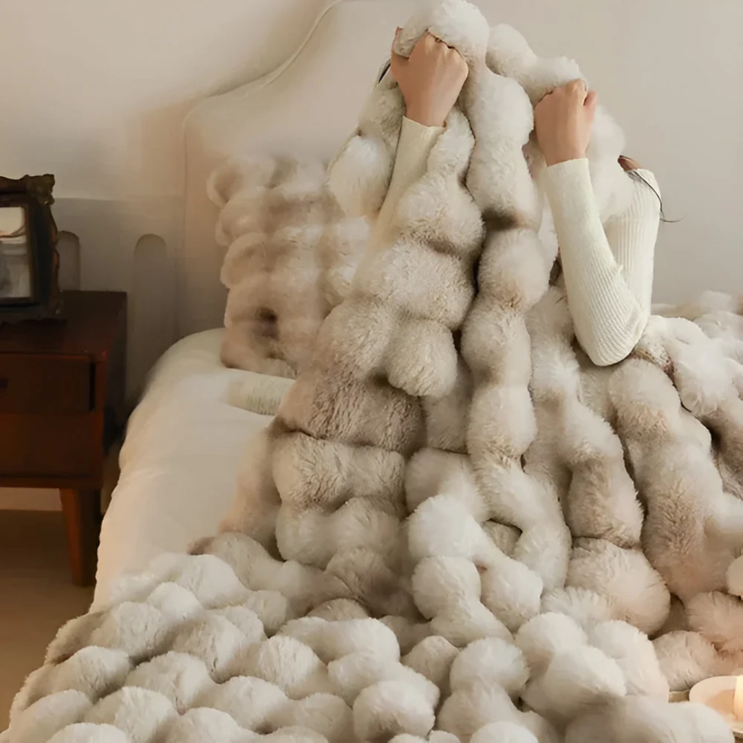 Kuschelige Fleecedecke mit Zeitlosem Design