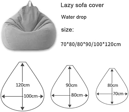 Luxe Sitzsackbezug mit ergonomischem Komfort