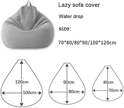 Luxe Sitzsackbezug mit ergonomischem Komfort