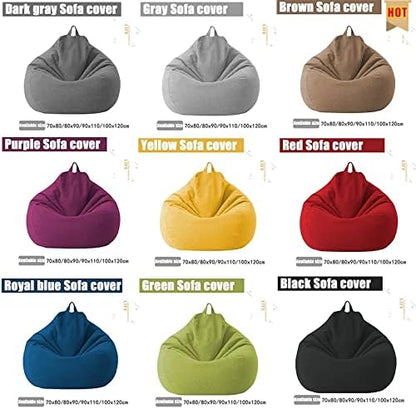 Ergonomische Sitzsackhülle aus Polyester mit Reißverschluss