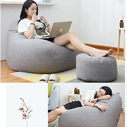 Ergonomische Sitzsackhülle aus Polyester mit Reißverschluss