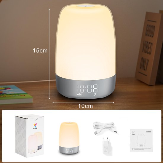 Dimmbares Wake-up Light mit Zonsopgang-Simulation