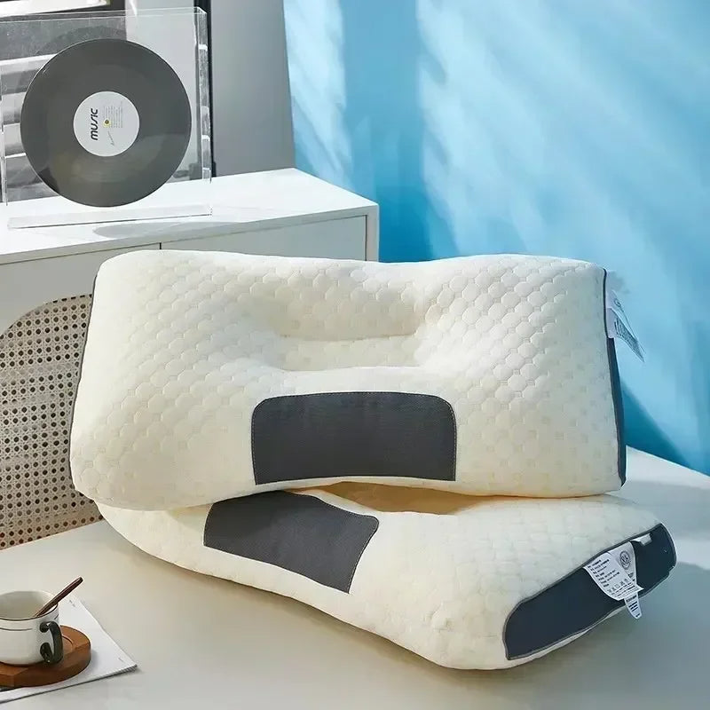 Ergonomisches Nackenkissen aus Memory-Schaum für Seitenschläfer