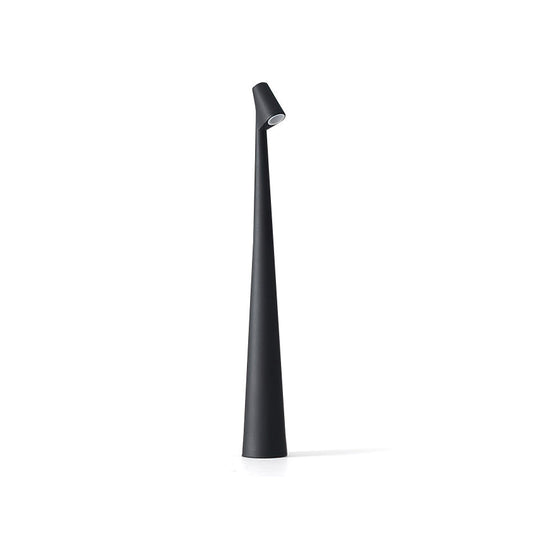 Wiederaufladbare Tischlampe Aluminium Dimmbar LED Touch Kegelförmiger Lampenschirm Modern 45 cm