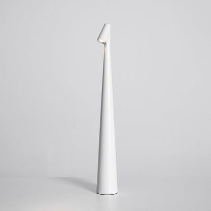 Wiederaufladbare Tischlampe Aluminium Dimmbar LED Touch Kegelförmiger Lampenschirm Modern 45 cm