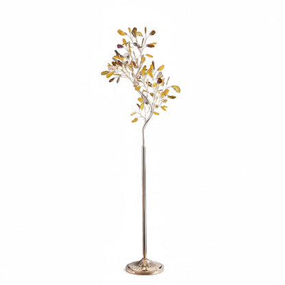 Achat-Stehlampe 175 cm in Baumform mit Naturstein