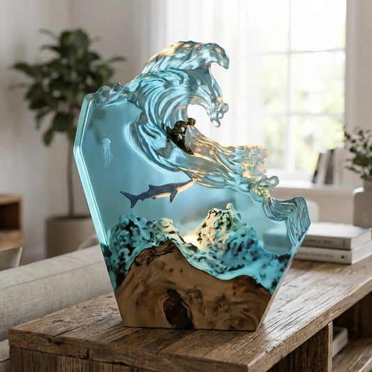Resin-Stimmungslampe mit Dimmbarem LED-Licht