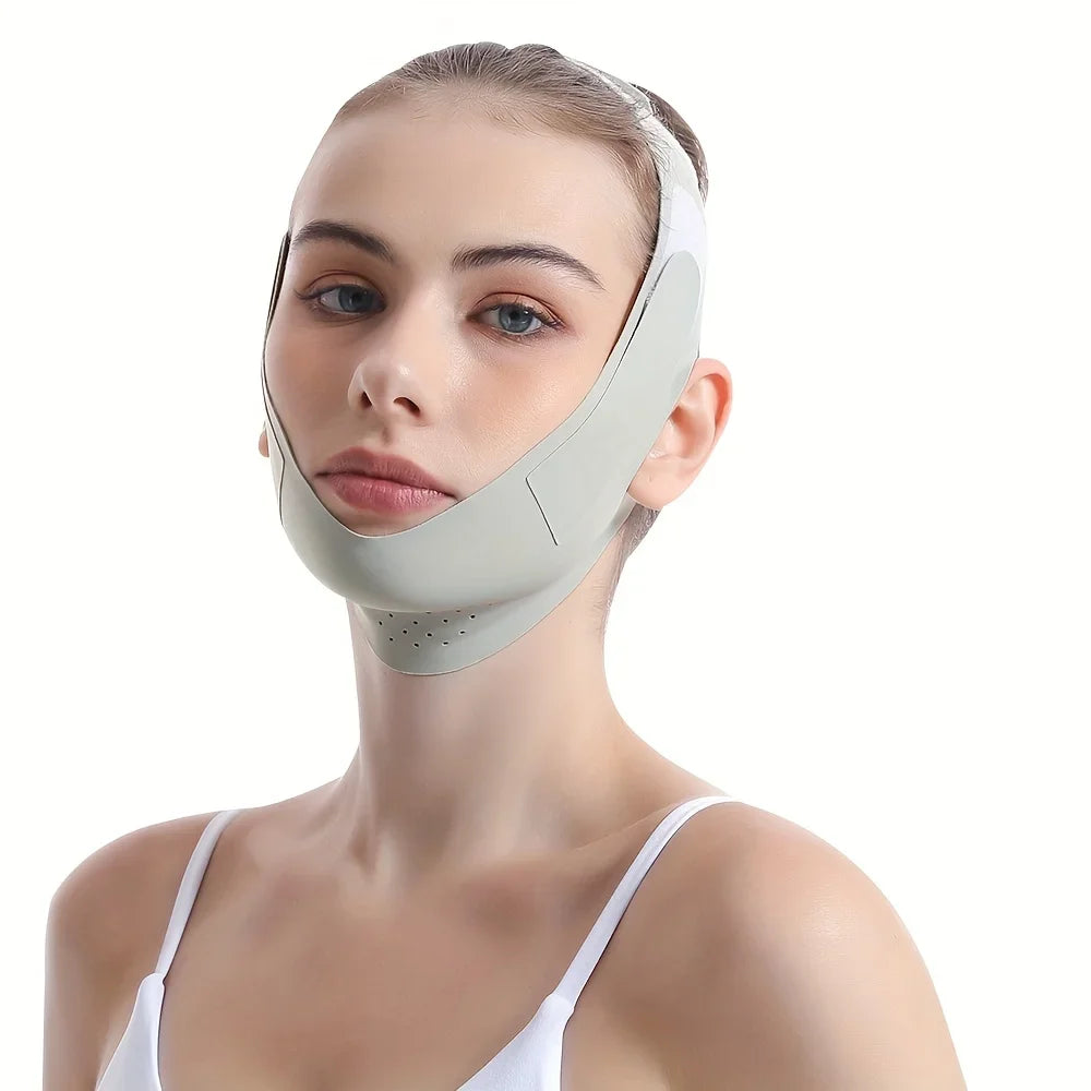 Atmungsaktive V-Gesichtsmaske zur Konturierung