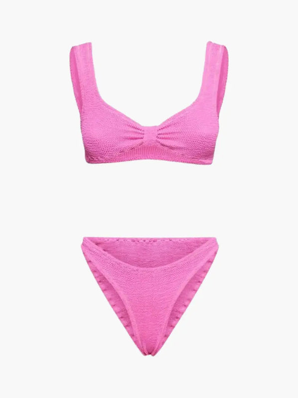 Damen-Bikiniset mit gerippter Struktur