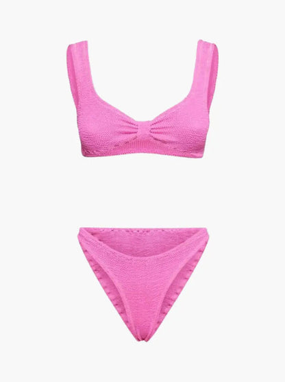 Damen-Bikiniset mit gerippter Struktur