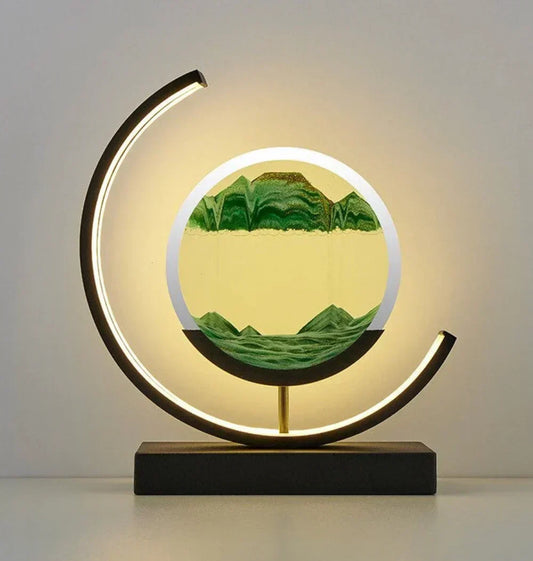 LED-Sandlandschaft-Tischleuchte mit Farbwechsel und Bewegungseffekt