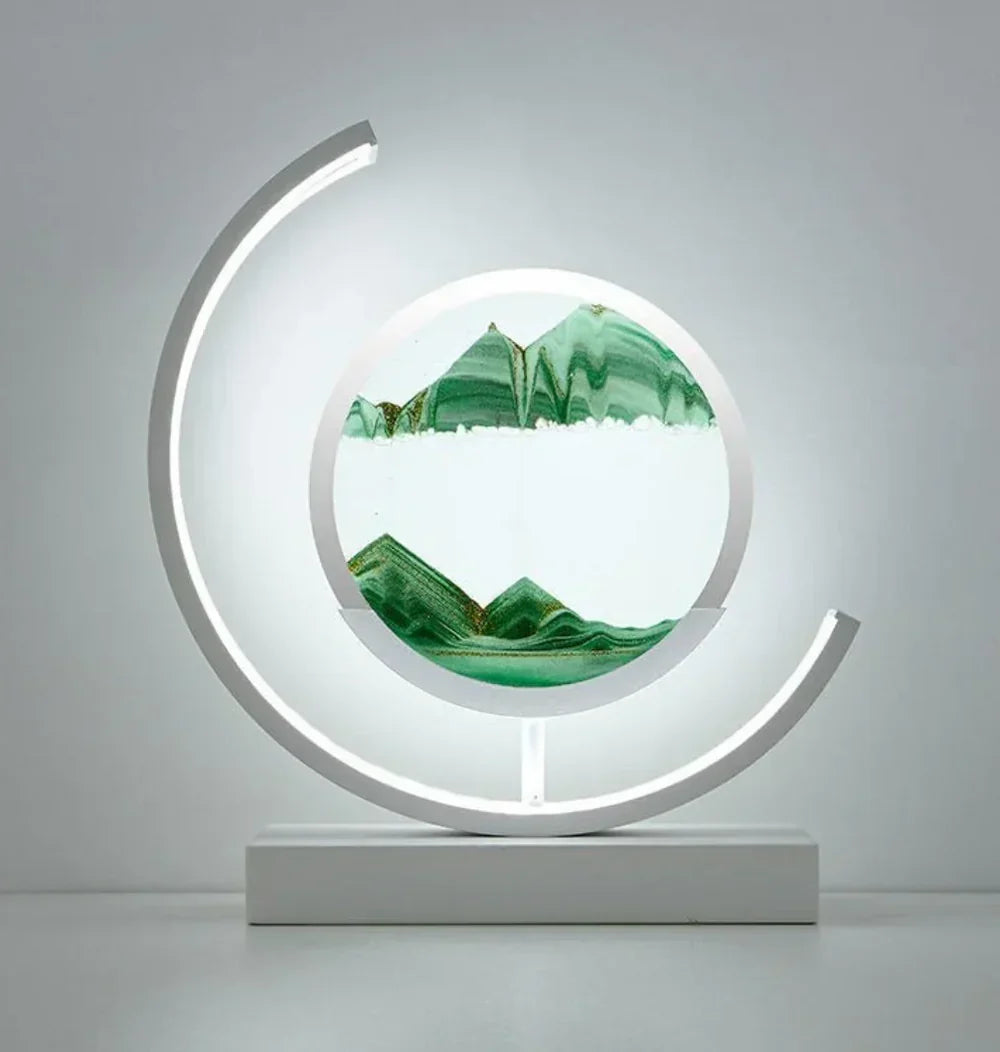 LED-Sandlandschaft-Tischleuchte mit Farbwechsel und Bewegungseffekt
