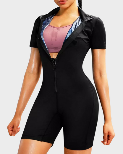 Damen-Ganzkörper-Shapewear mit Schwitzeffekt