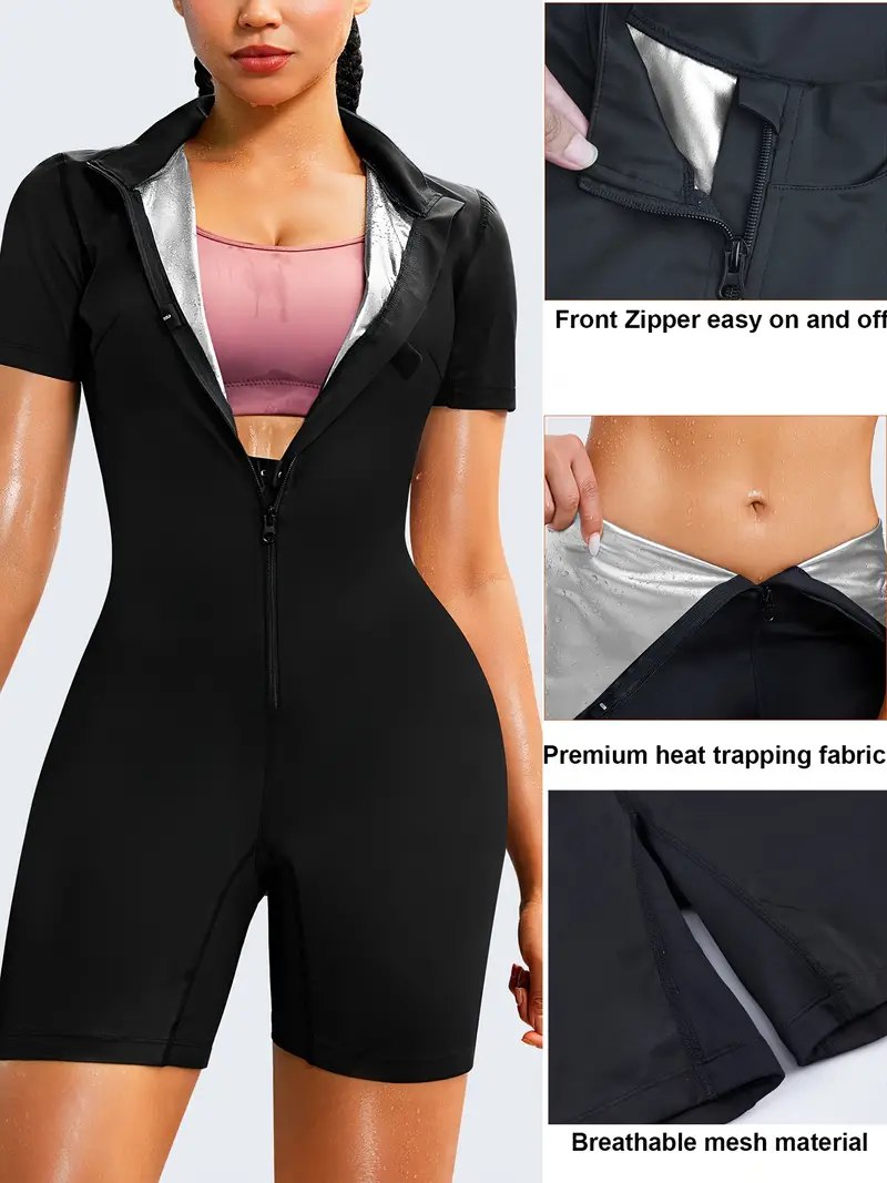 Damen-Ganzkörper-Shapewear mit Schwitzeffekt
