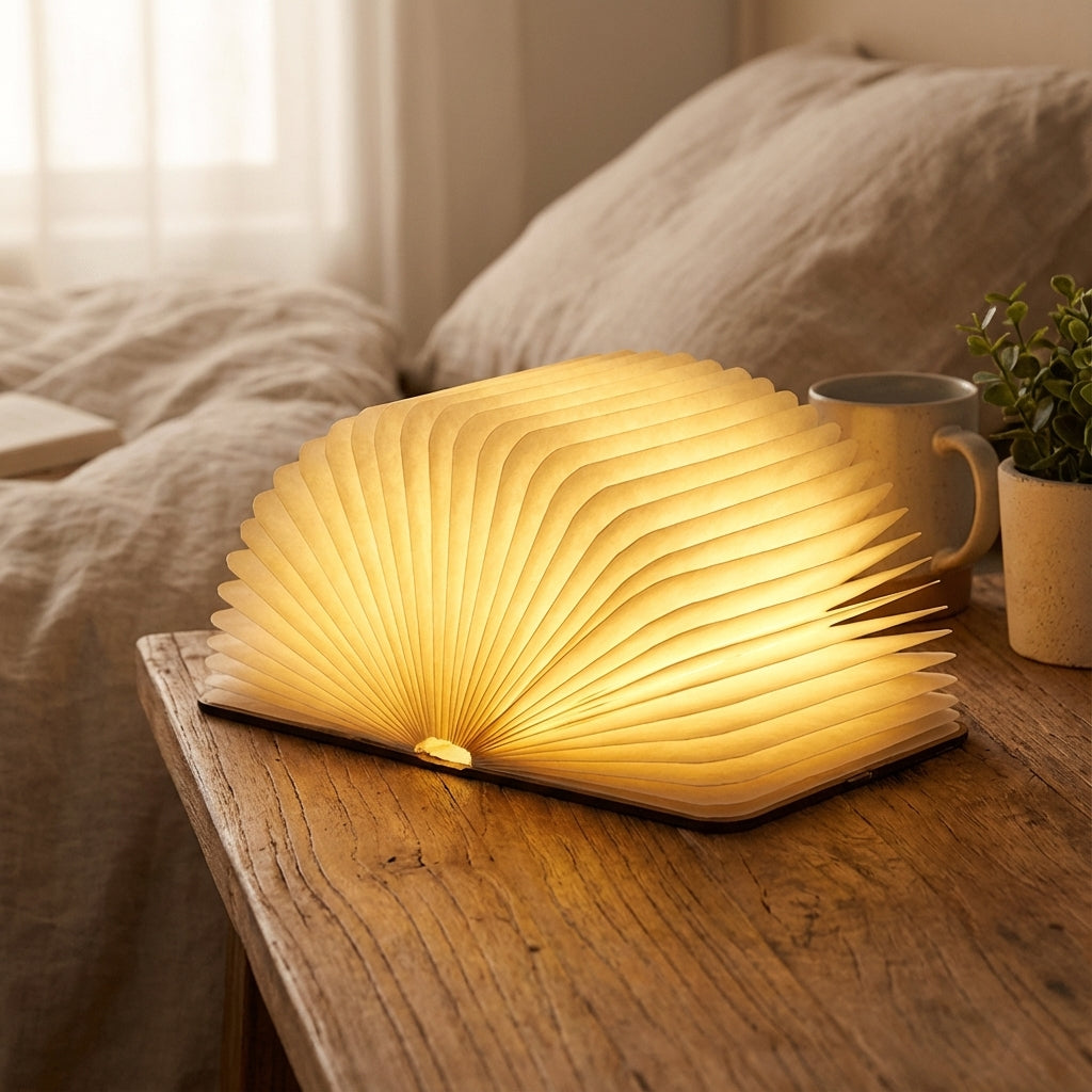 LED-Buchlampe mit Dimmbarer Touch-Steuerung