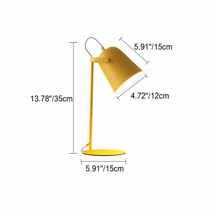 Drehbare Tischlampe mit verstellbarem Lichtstrahl