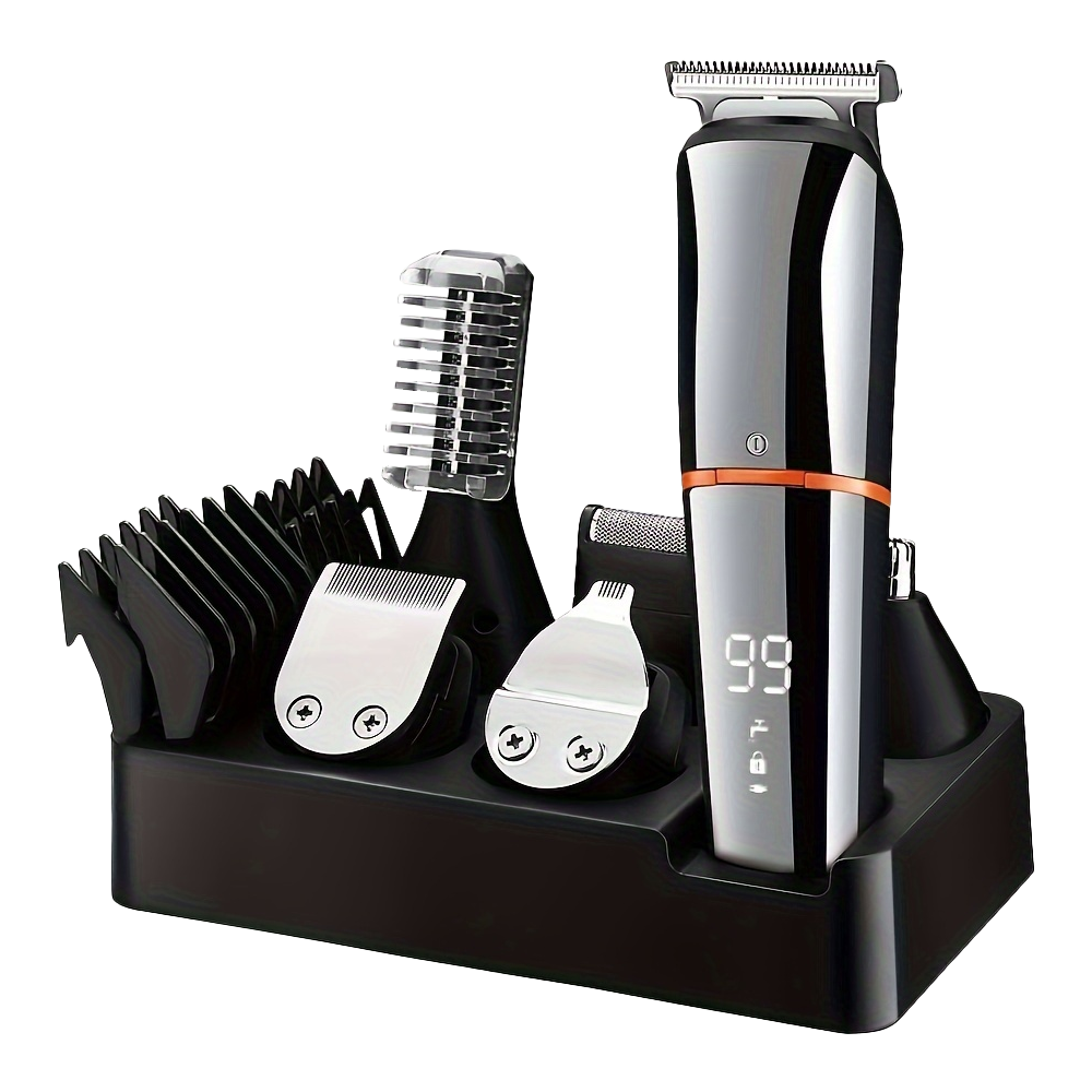 6-in-1 Multifunktions-Haarschneider mit Ladestation