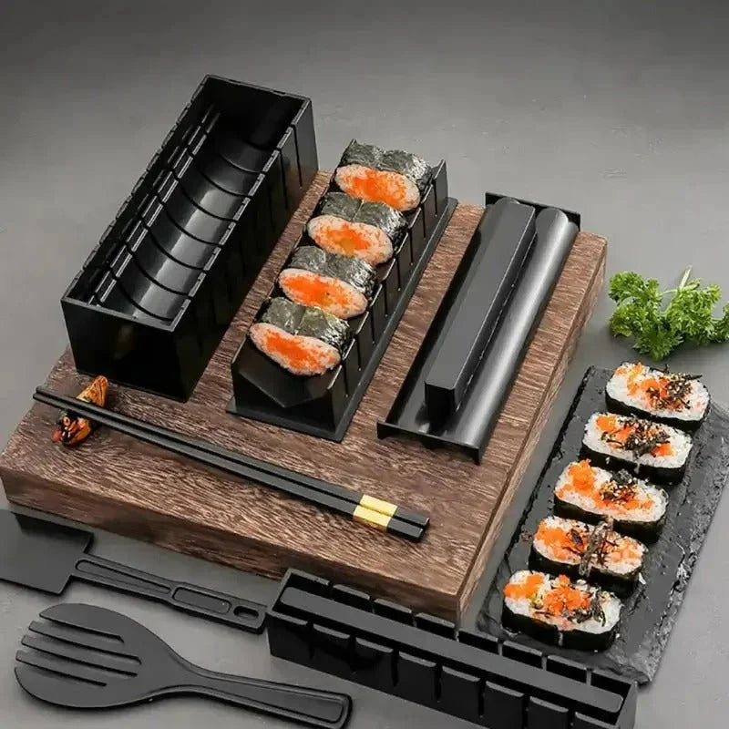 Komplettes Sushi-Maker-Set mit integrierter Schneidhilfe