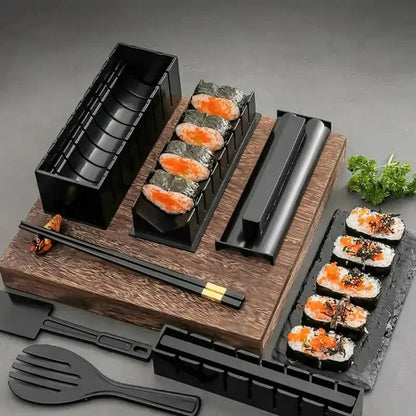 Komplettes Sushi-Maker-Set mit integrierter Schneidhilfe