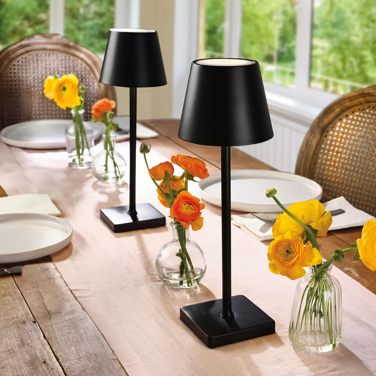 Kabellose LED-Tischleuchte mit Touch-Dimmfunktion