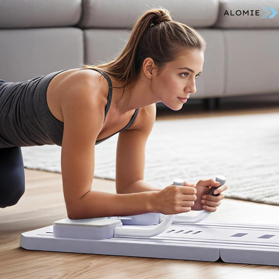 Pilates-Reformer-Set mit verstellbarem Widerstand