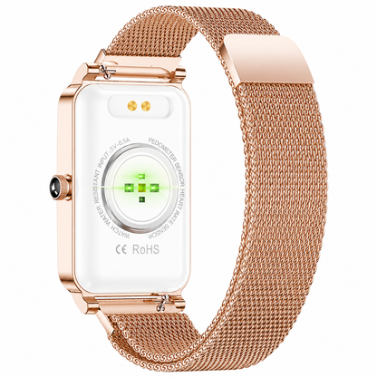 Damen smartwatch mit bluetooth-telefonie – 1,45 zoll HD-touchscreen – IP67 wasserdicht – bis zu 7 tage akkulaufzeit