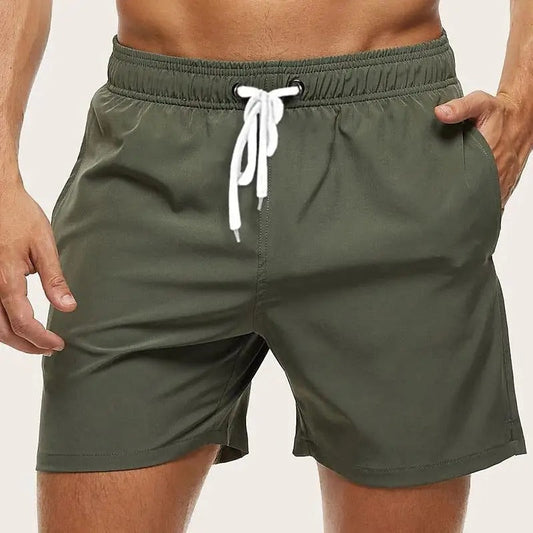 Sneldrogende Badeshort für Herren mit Elastischem Bund