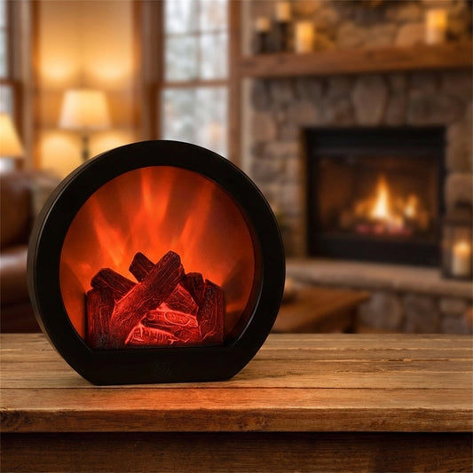 LED-Flammen-Dekolampe mit USB und Touch-Bedienung