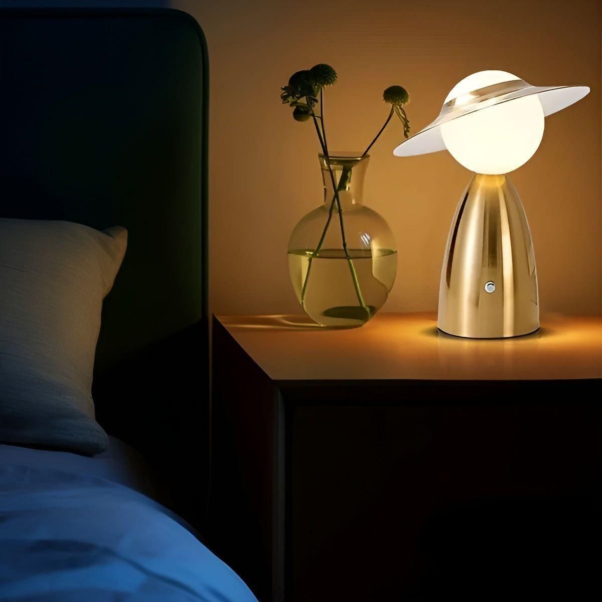 Drahtlose LED-Tischlampe mit Touch-Bedienung