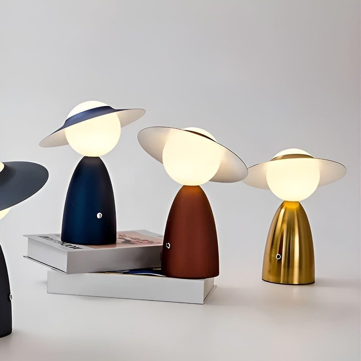 Drahtlose LED-Tischlampe mit Touch-Bedienung