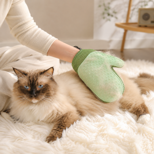 Doppelseitiger Pflegehandschuh Für Katzen Mit Noppen