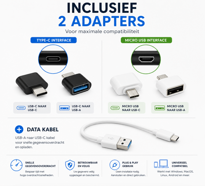 Externe 4TB SSD Festplatte – Ultra Schnell – Plug & Play – USB 3.0 & USB-C